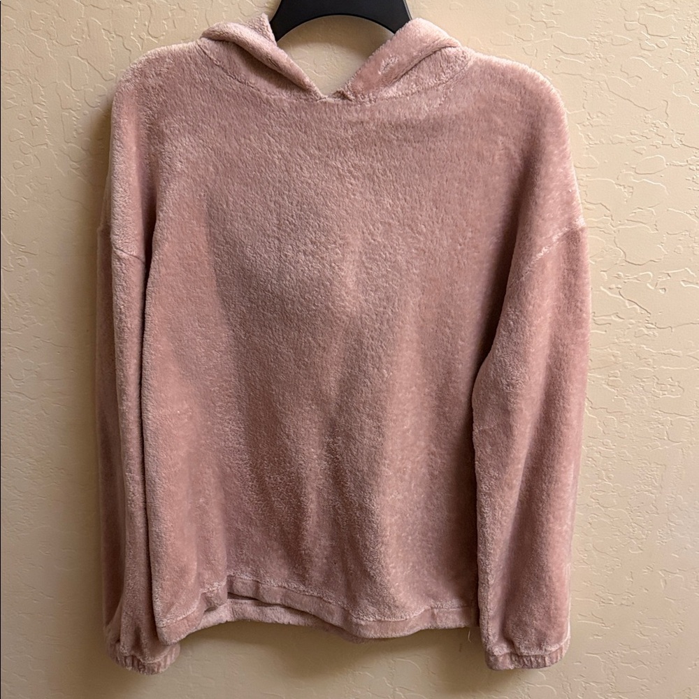 LC Lauren Conrad Soft Blush Hooded Sweater